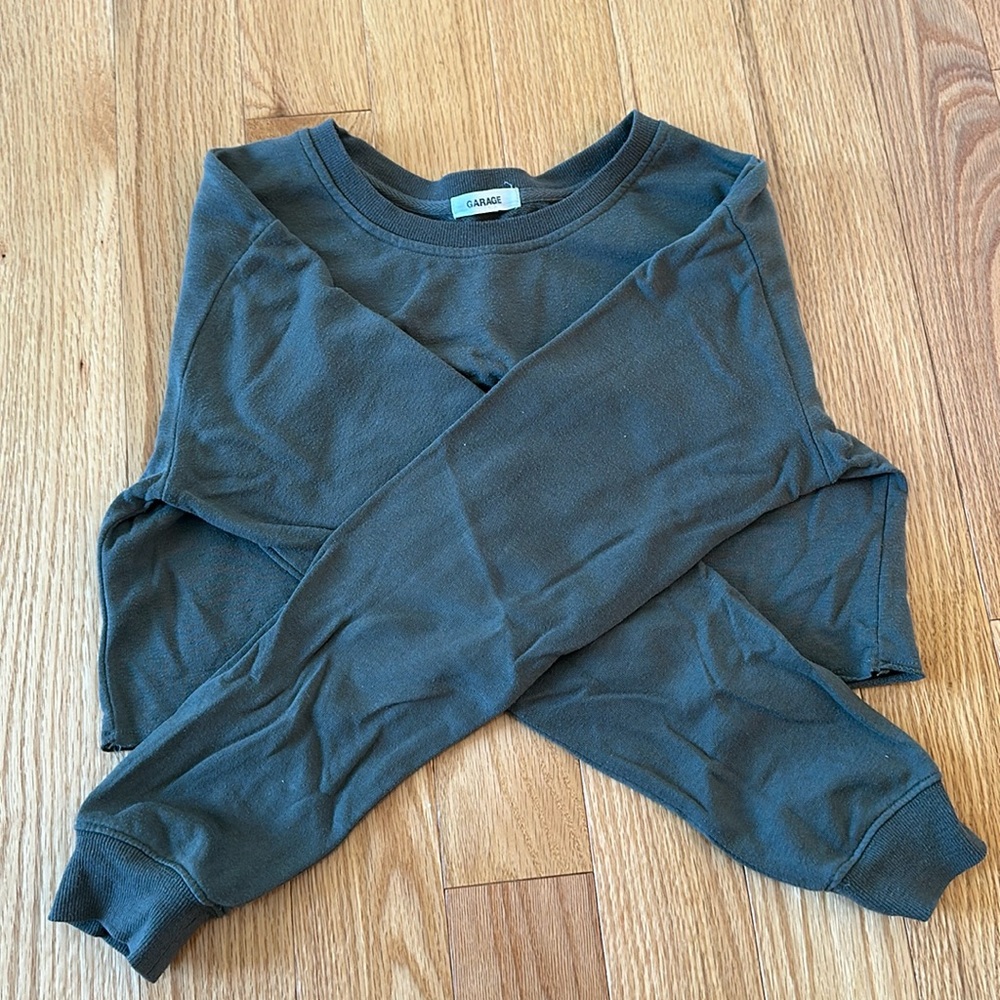 Garage Cropped Crewneck